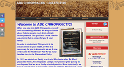 Desktop Screenshot of abcchiropractic.net