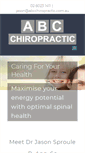 Mobile Screenshot of abcchiropractic.com.au